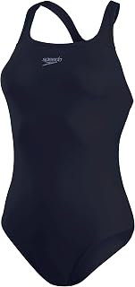 Speedo Women's Eco Endurance+ Medalist Swimsuit | Sports Cut | Classic Design | Recycled Fabric | Chlorine Resistant | More Flexibility