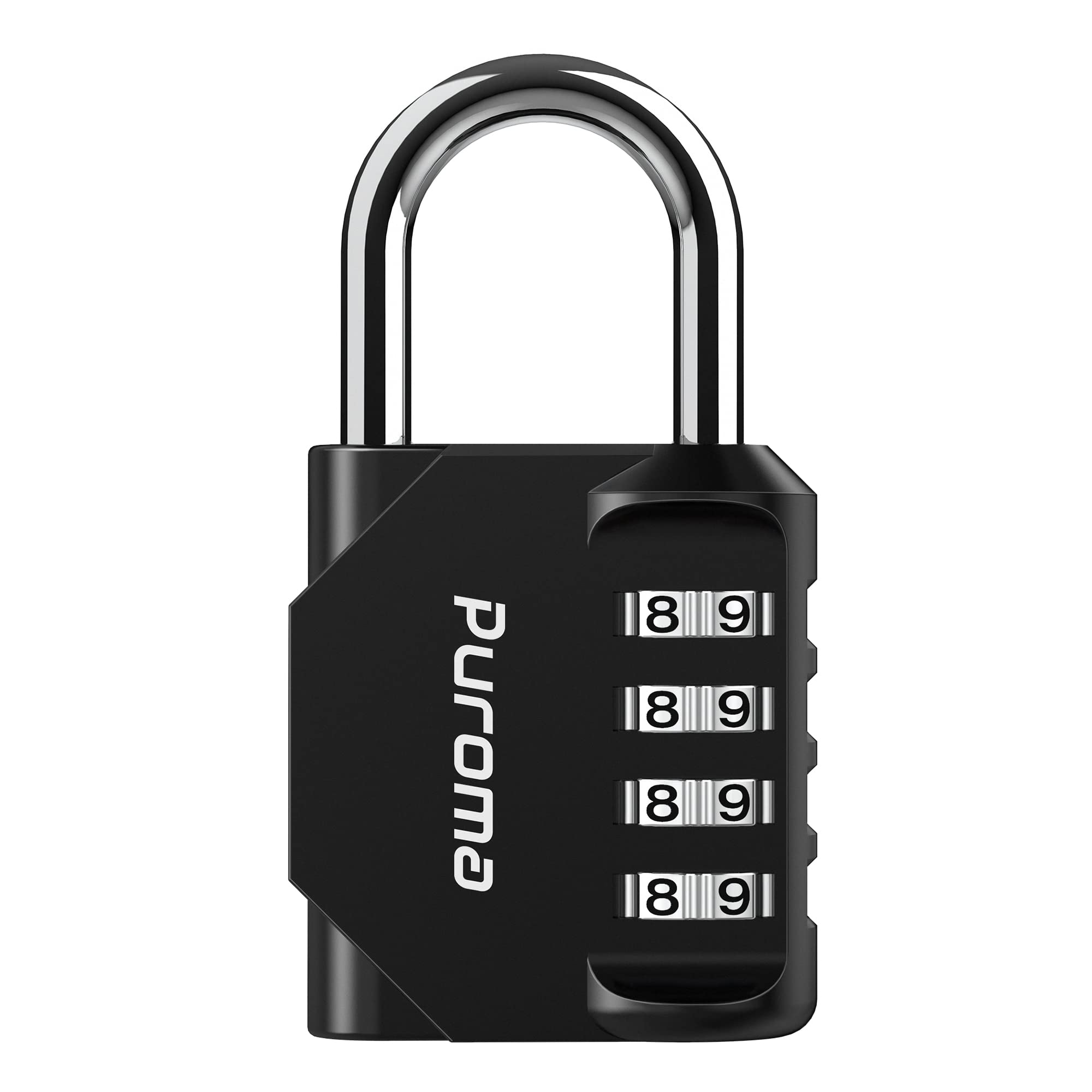 Puroma 1 Pack Combination Lock 4 Digit Locker Lock Outdoor Waterproof Padlock fo