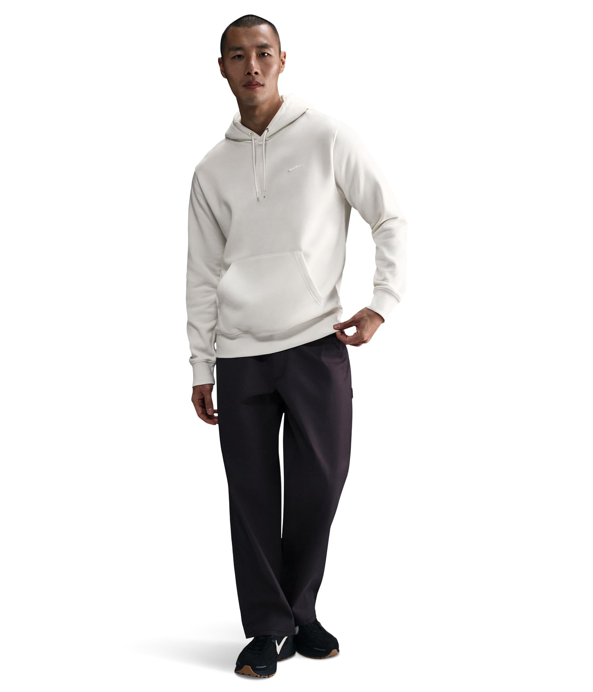 Nike Club Big Brush Pull Over Hoody Men's Hood (Pack of 1)