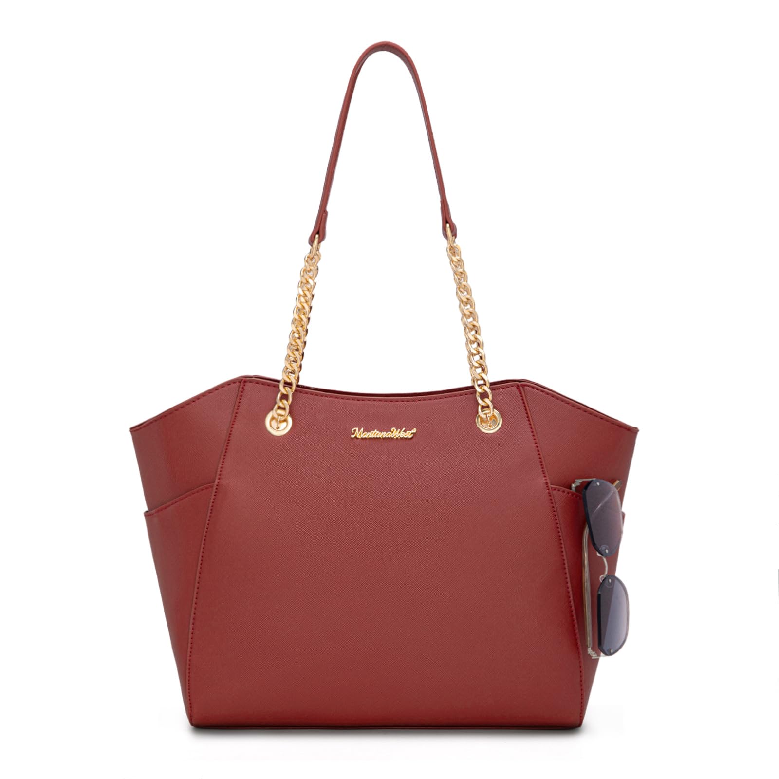 Montana West Tote Bag for Women Classic Monogram Purses and Handbags