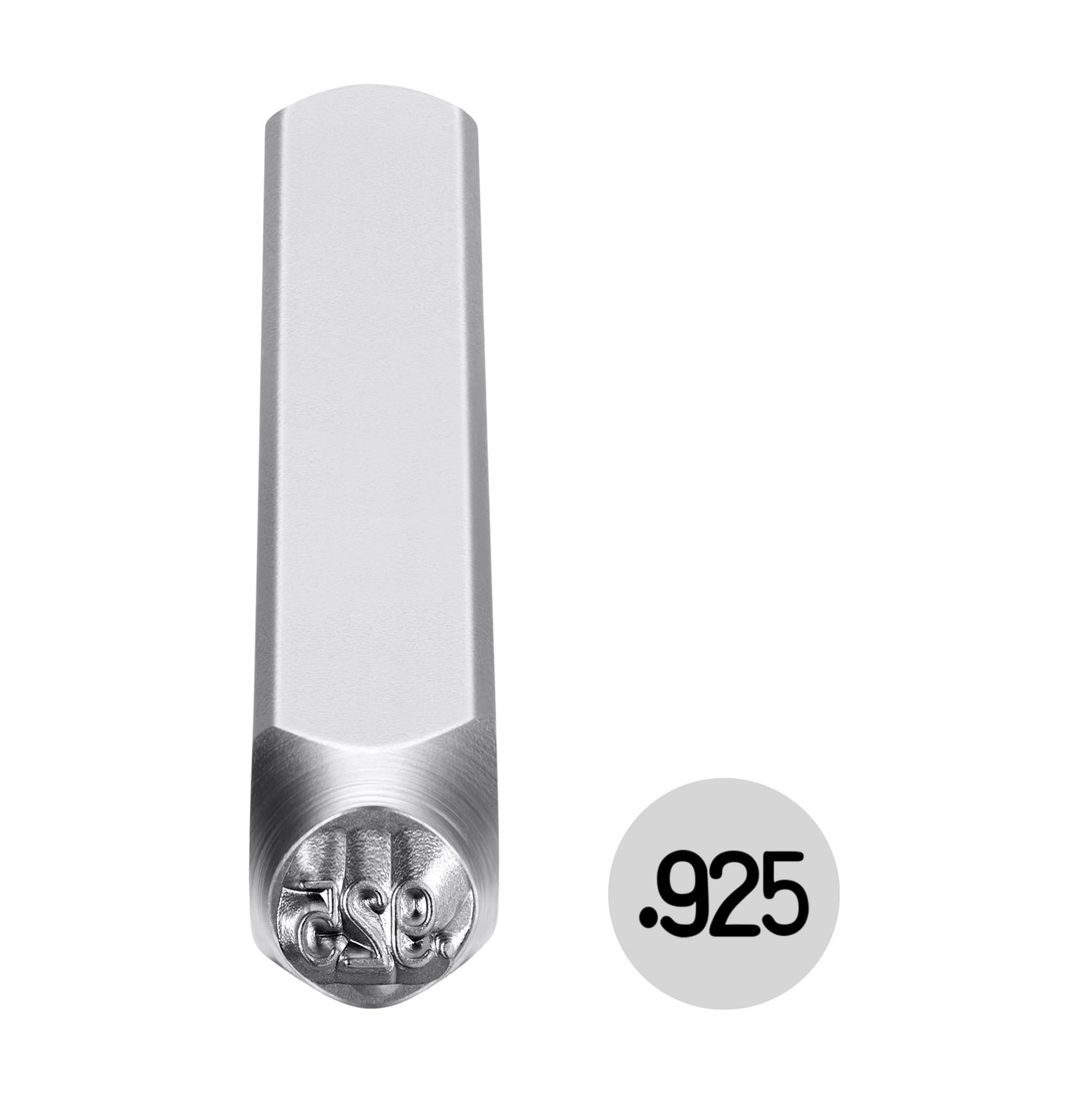 Yoption 4mm .925 Metal Stamp, Metal Punch Stamping Tool DIY Arts and Crafts Supp