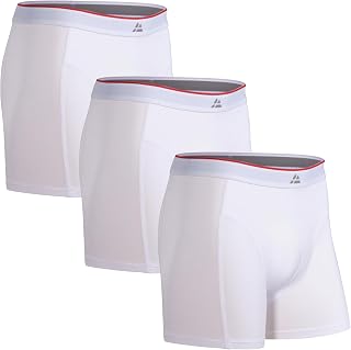 DANISH ENDURANCE Bamboo Men's Boxer Shorts with Fly, Pack of 3 & 6
