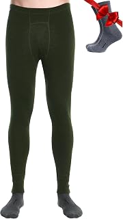 Merino.tech 100% Merino Long Underwear Men's All Year Round + Wool Socks