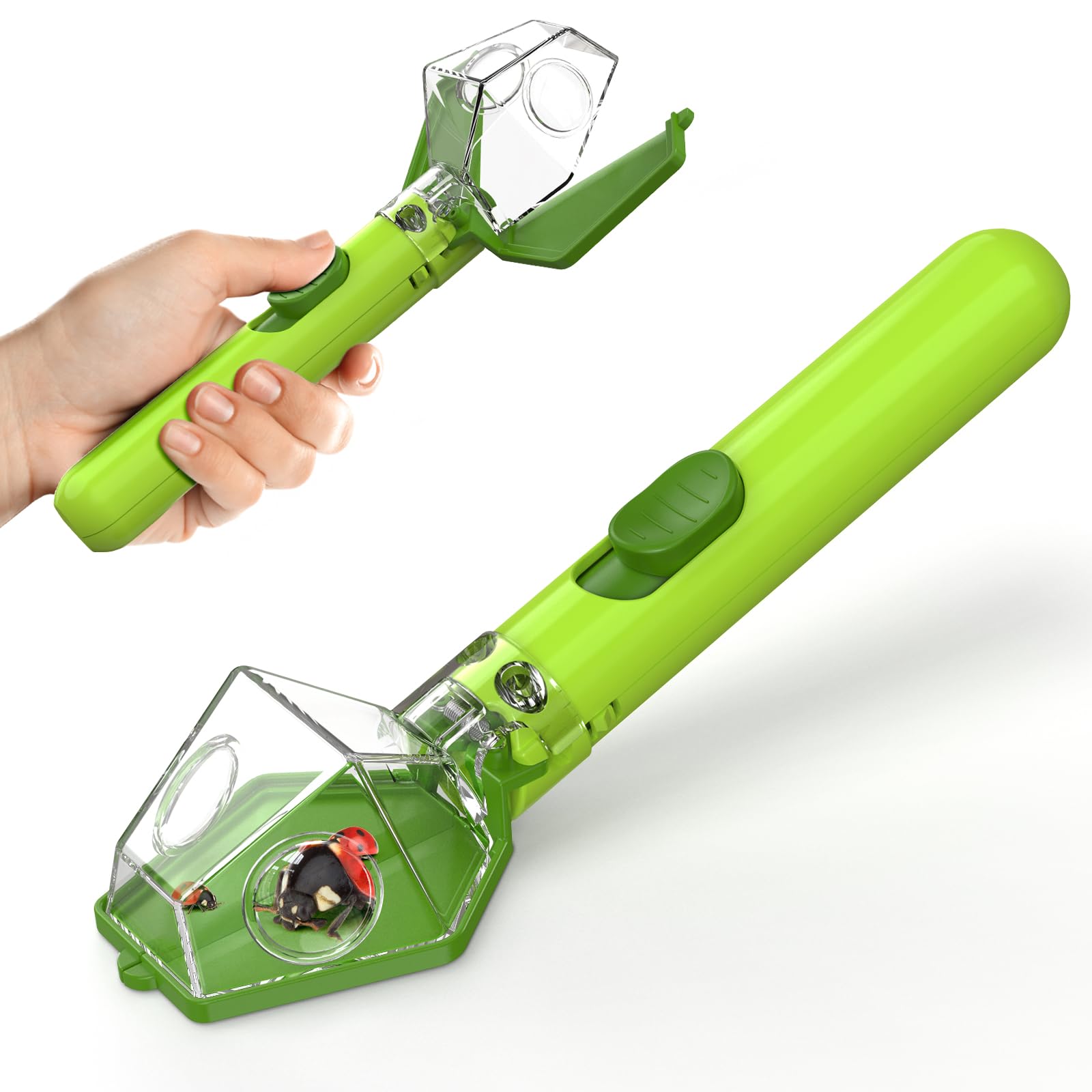 Bug Catcher for Kids with 6X Magnifier, STEM Educational Exploration Toys | Inse