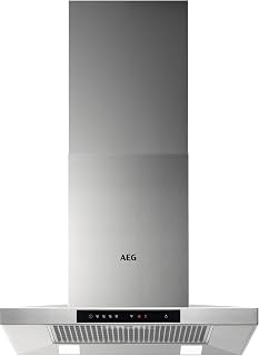 AEG 6000 Series Pyramid Chimney Cooker Hood 60 cm DKB5660HM | Hob2Hood, Breeze Vent Capacity 779m³/h, 55/38dB, Washable Filter, Electronic Touch Control, 3 Speed Settings, Stainless Steel
