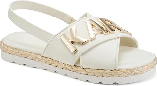 KARL LAGERFELD Women's Charla Slingback Espadrille Sandal With Logo