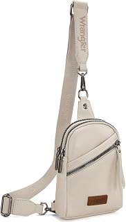 Wrangler Crossbody Clear Sling Bags for Women Stadium Approved Cross Body Purse for Sports Events Concerts