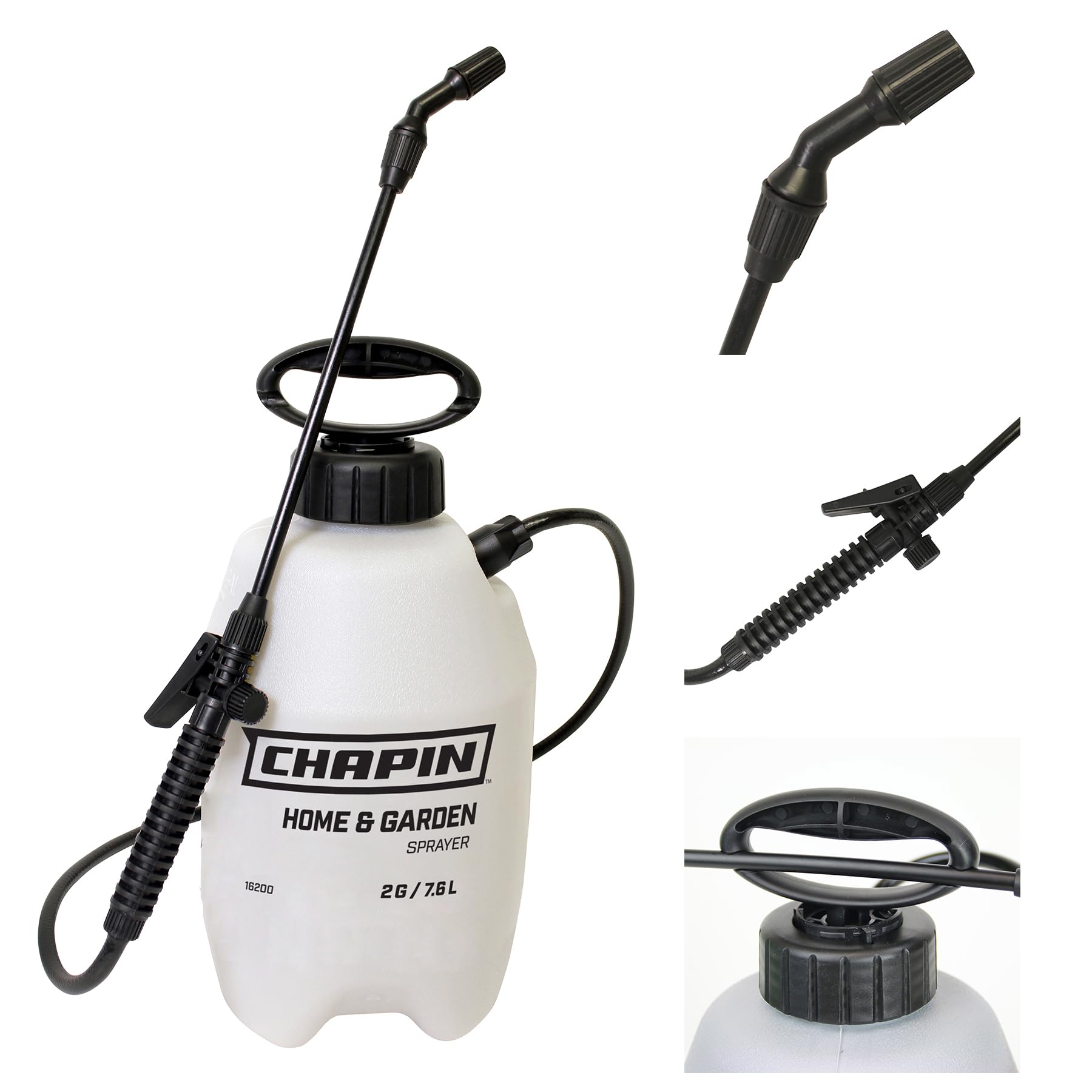 Chapin 16200 Home and Garden Poly Sprayer, 2-Gallon | Easy to fill and adjust, w
