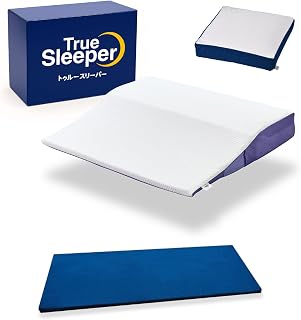 【Official】True Sleeper Seven Pillow Ultra Fit Washable Plus〈R1+ Reclining Mat+ Memory Foam Cushion〉 Genuine Product Memory Foam Big Size Long Soft Side Sleeper Back Sleeper Height Adjustment Neck Pain
