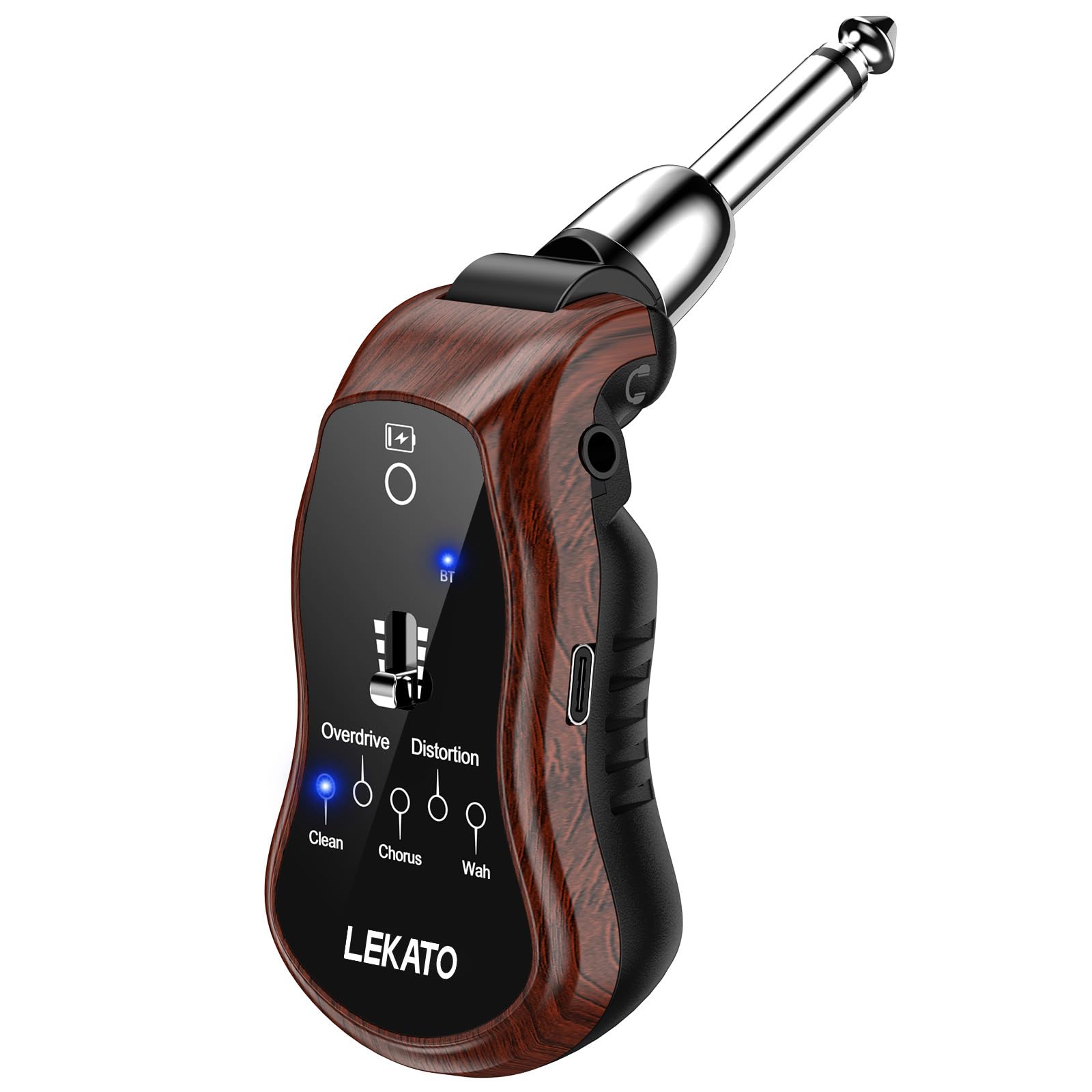 LEKATO Guitar Headphone Amp,Micro Electric Guitar Headphone Amp for Electric Gui