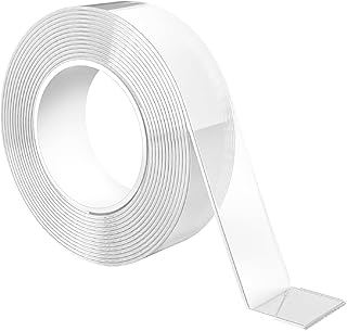GRIFEMA GA4001-1 Extra Strong Double Sided Tape, 3 Metres Transparent Double Sided Adhesive Tape, Waterproof, for Wall and Carpet | Multiusos, Reutilizable, Resistente Al Agua, para Pared y Alfombra