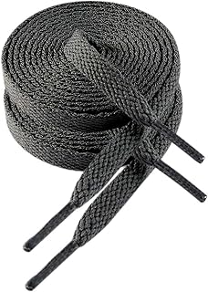 VSUDO Flat Shoelaces for Trainers, Flat Laces for Sneakers – Economical, 8 mm Wide, 29 Colours 14 Lengths to Choose, 1 Pair or 2 Pairs