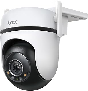 Tapo TP-Link C520WS Outdoor Surveillance Camera, Starlight Colour Night Vision, 360° Outdoor Camera, 2K 4MP, 2 Powerful Antennas, IP66 Weatherproof (Refurbished)