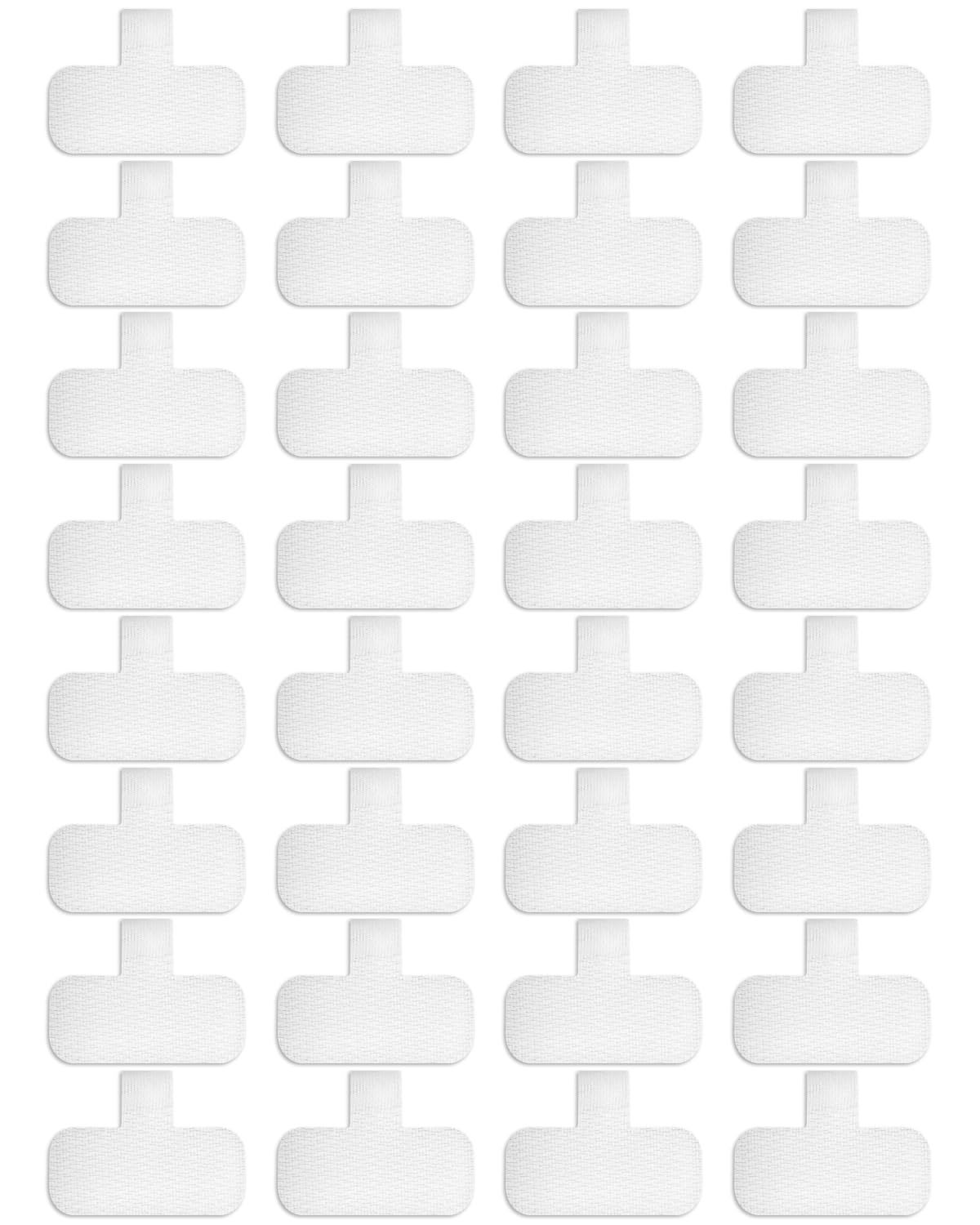 32 Pcs Cable Labels, Cord Tags for Wire Organizing & Identification, White