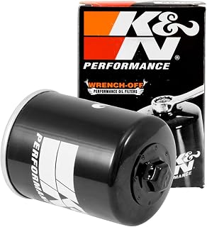 K&amp;N Motorcycle Oil Filter: High Performance, Wrench Off Nut, KN-198 | Fits Select 2003-2025 POLARIS/INDIAN: Sport/Ranger RZR 4 800/General XP 4 1000 High Lifter Edition (See Product Description)
