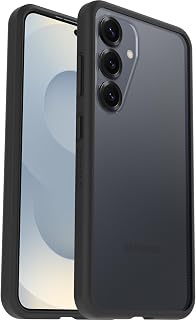 OtterBox Sleek Cover for Samsung Galaxy S25, Transparent/Black