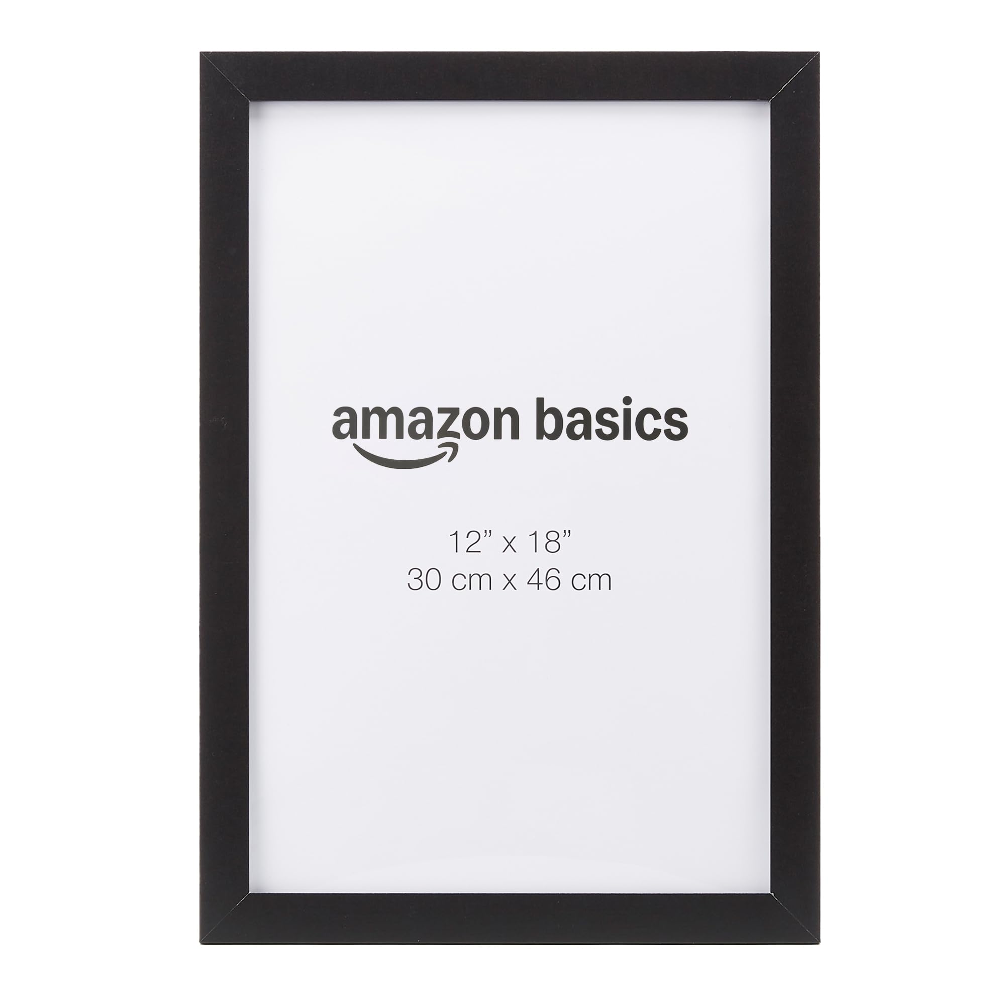 Amazon Basics Wood Poster Rectangular Frame for Posters and Photos, 12" x 18", B