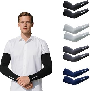 4 Pairs Sun Protection Sleeves for Men and Women XT03