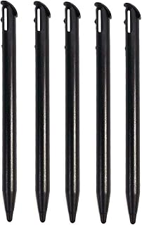 FainWan 5 Pack Stylus Pens Compatible with New 3DS XL 2015 Replacement Plastic Touch Screen Pen Set (Black)
