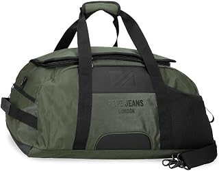 Pepe Jeans Bromley Travel Bag Green 56 x 32 x 25.5 cm Polyester 45.7 L, Green, One Size, Travel Bag
