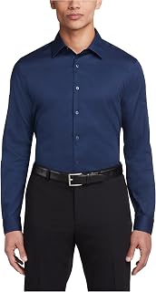 Van Heusen Men's Dress Shirt Flex Collar Slim Fit Stretch Dress Shirt
