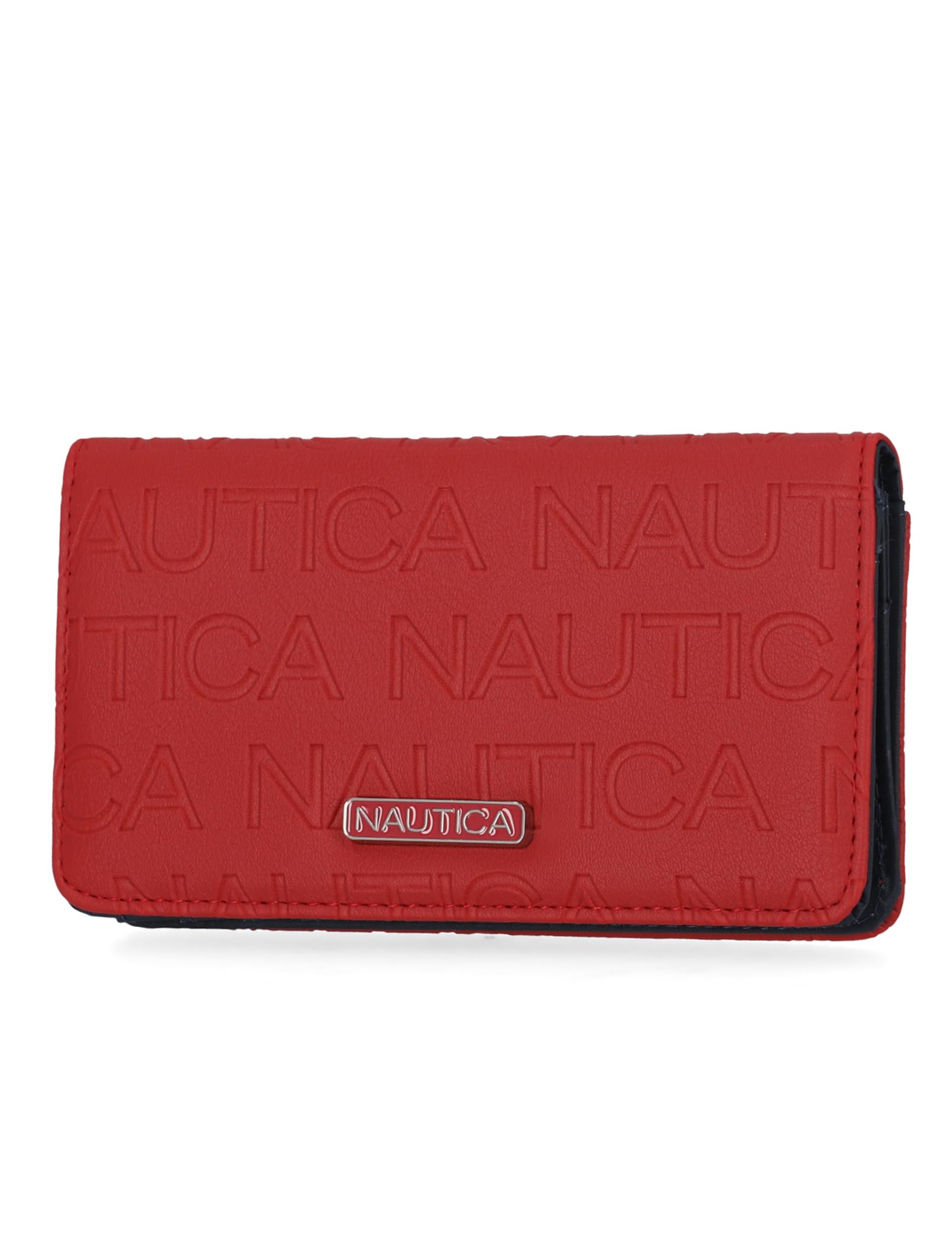 Nautica Seaside Slim Womens Wallet RFID Blocking Credit Card Holder, Coin Purse,