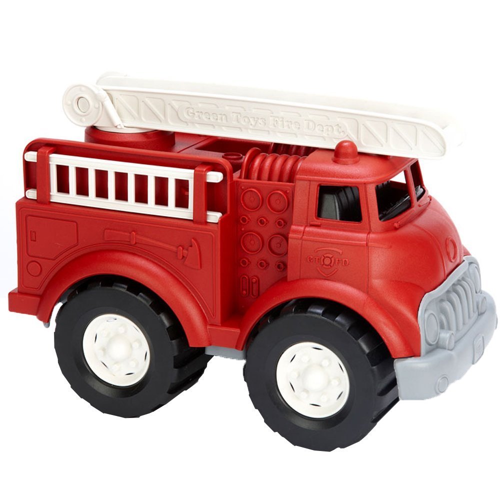 Green Toys Fire Truck - Bpa, Phthalates Free Imaginative Play Toy for Improving 
