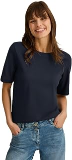 Cecil Women's Basic Ribbed T-Shirt