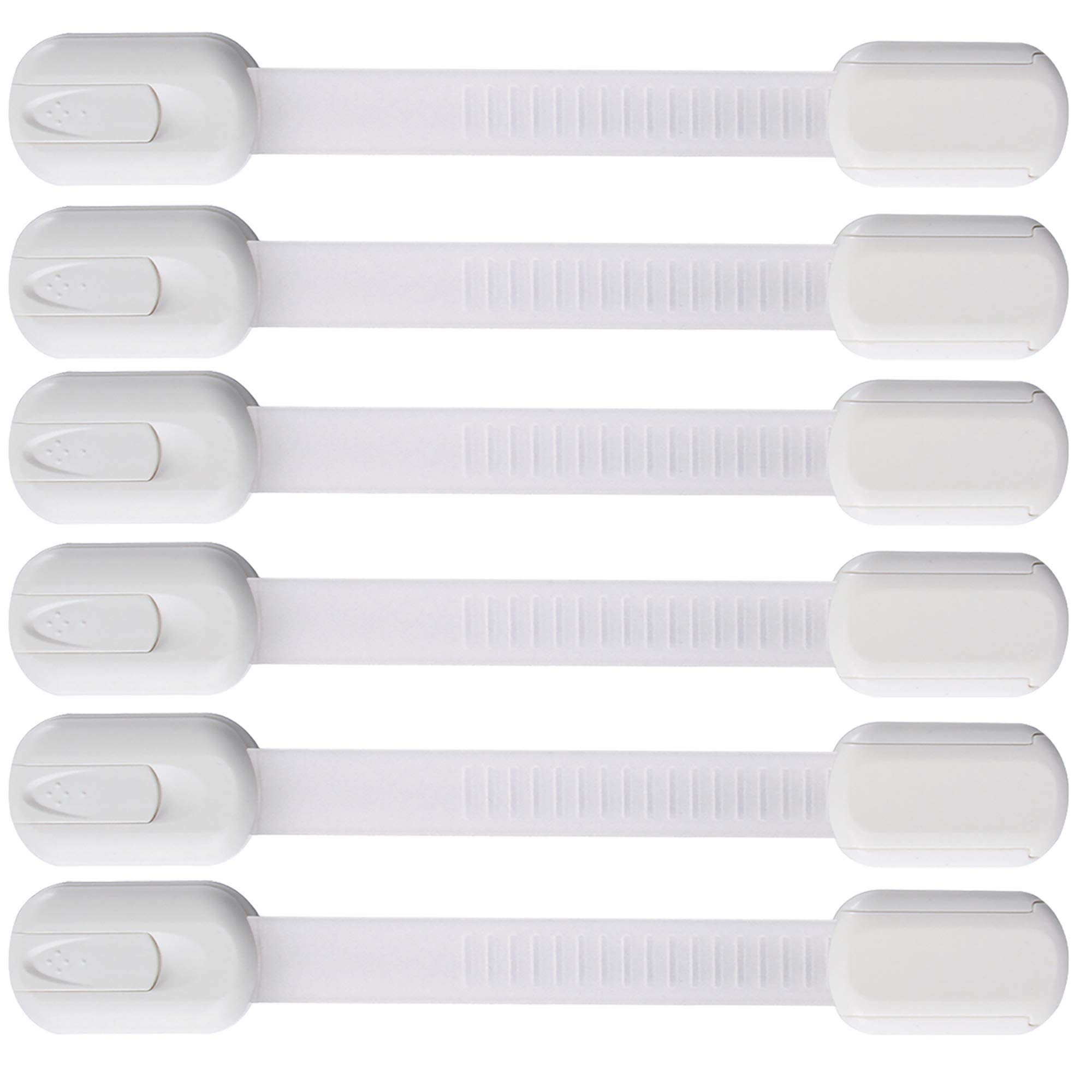 Vmaisi Multi-Use Adhesive Strap Locks for Baby Proofing Cabinets &amp; Drawers |