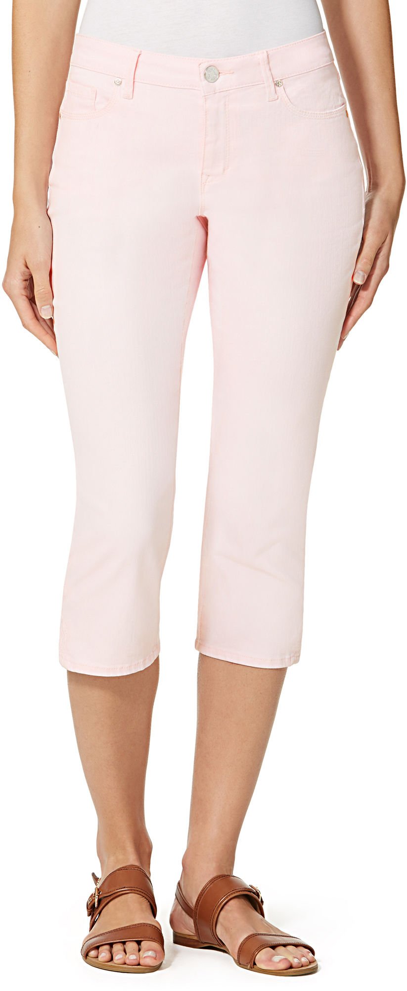 Gloria Vanderbilt Pantaloni da donna Jordyn Capri in twill