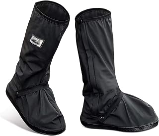 JISONCASE Shoe Cover, Waterproof, Rain Cover, Passed Waterproof Inspection, Compact Foldable, Rain, Snow, Mud, Protection for Car Washing, Rain Boots, Rainy Season, Commuting to Work or School