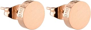 LIEBESKIND BERLIN Damen Ohrstecker – Basic Ohrringe aus Edelstahl – Poliert & mattiert – Kleine Stecker in Silber, Gold, Roségold & Schwarz – Verschiedene Formen – Perfekt für den Alltag