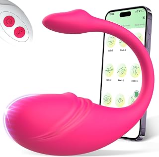 Female Sex Toys Remote Vibrater App Controlled Wearable Egg Vibrator (Pink) | Adult Toys Long Distance Vibrator G Spot Vibrator Couples Sex Toys Women Sextoy Vibrateur Sex Game