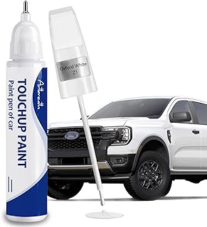 Oxford White YZ/Z1 Touch Up Paint for Ford OEM Color Match Car Paint Pen | 2-in-1 Car Scratch Remover Pen Automotive Scratch Repair Kit For Ford F-150/Mustang/Transit/Explorer/Ranger/Escape/Edge