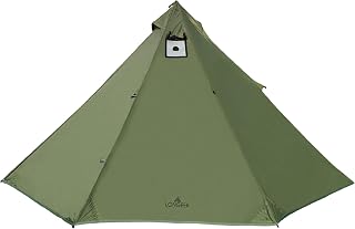 One Pole Tent for 2 People, 4 Seasons, Ultra Lightweight, Easy to