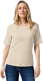 Cecil Women's Basic Ribbed T-Shirt