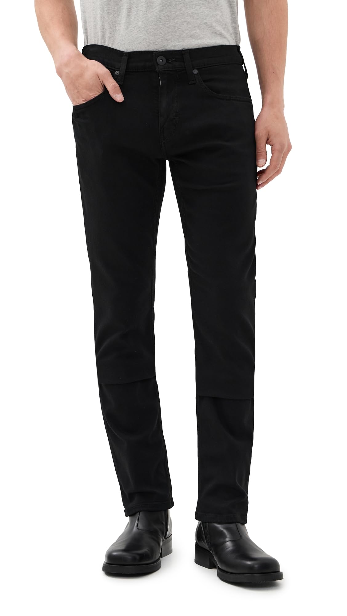 Paige Men's Federal Transcend Slim Fit Straight Leg Trousers