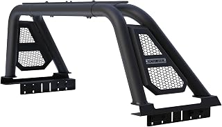 KNAWIER R10 Sport Bar Roll Bar for Full Size Pickup Truck, | Adjustable Black Chase Rack Roll Cage Compatible with Ram 1500/2500/3500,Silverado,Tundra,F-Series,Sierra,Titan&amp;Titan XD