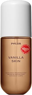 PHLUR Vanilla Skin Body Mist, 3 Fl Oz - Hair and Body Perfume for Women | Vanilla Perfume Body Spray with Pink Pepper, Cashmere Wood & Sandalwood Fragrance