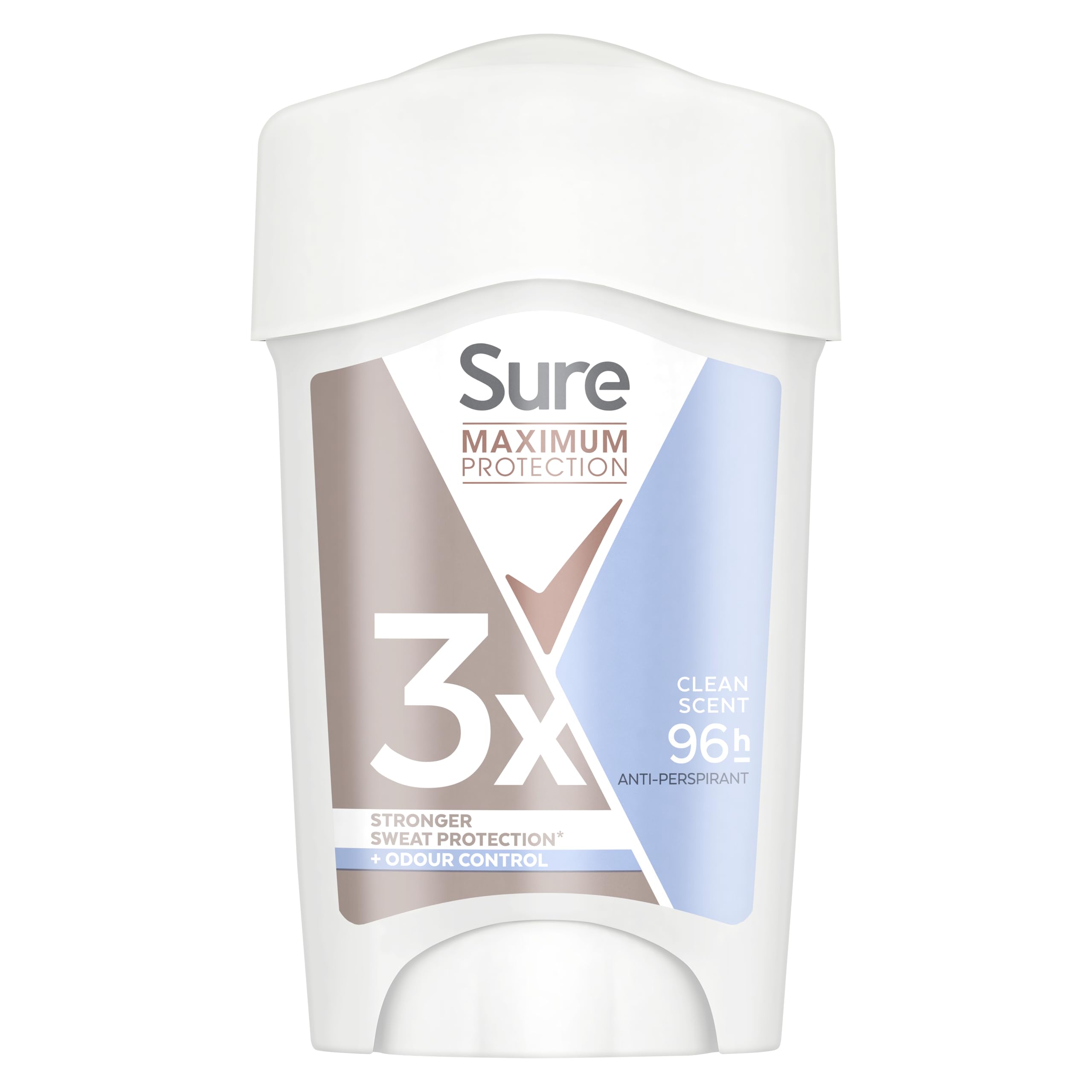 Sure Women Maximum Protection Clean Scent Antiperspirant Deodorant Cream Stick w