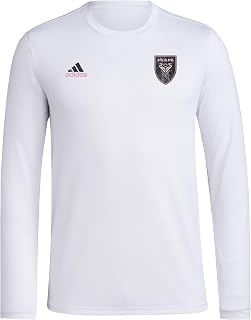 Adidas New England Revolution MLS Long Sleeve T-Shirt Pre-Match Men's Long-Sleeved T-Shirt