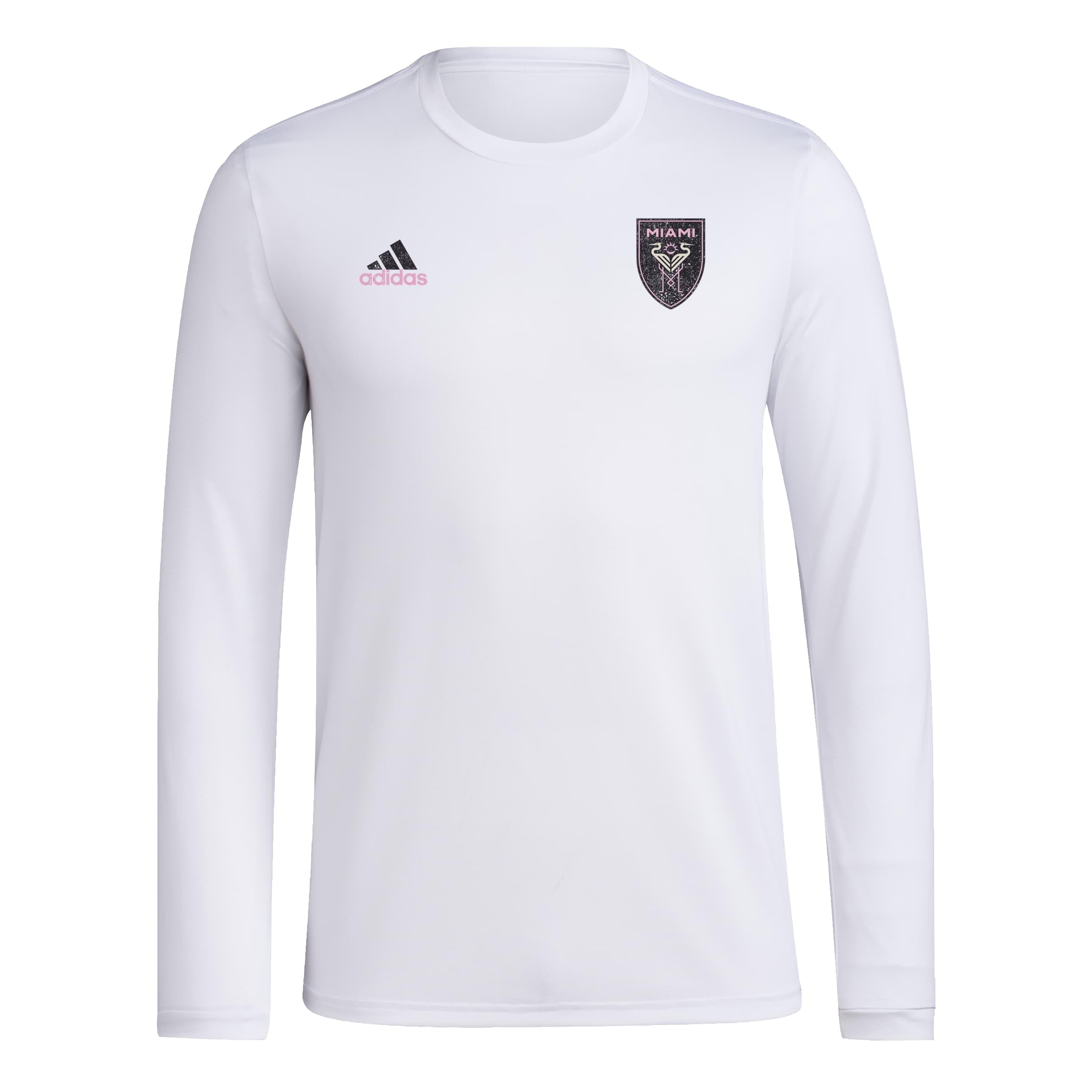 Adidas New England Revolution MLS Long Sleeve T-Shirt Pre-Match Men's Long-Sleev