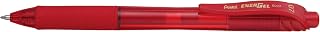 Pentel BL107-B Gel Ink Rollerball Pen Metal Tip 0.8 mm Red