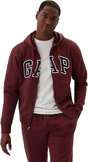 GAP Men's Logo Hoodie Hooded Full Zip Sweatshirt Sweatshirt (pack of 1)