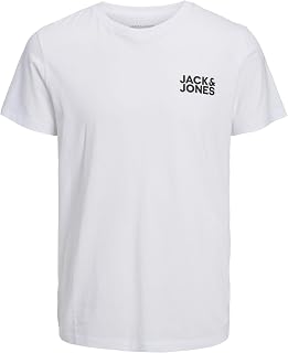 JACK & JONES Herren Male T-Shirt Logo T-Shirt Jjecorp Logo Tee Ss O-Neck Noos (1er Pack)