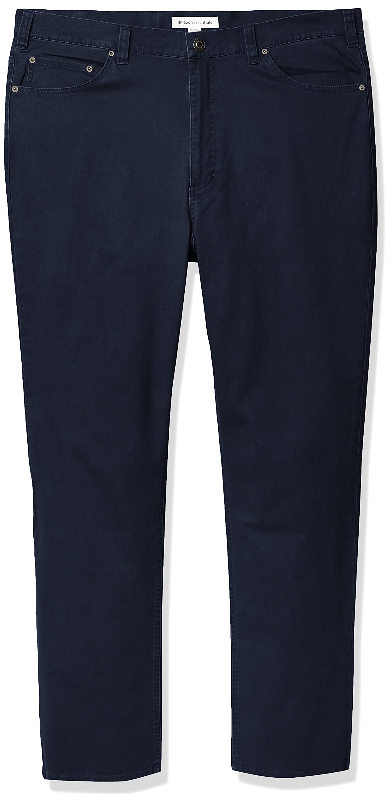 Amazon Essentials Men's Athletic-Fit 5-Pocket Stretch Twill Trouser (Available i