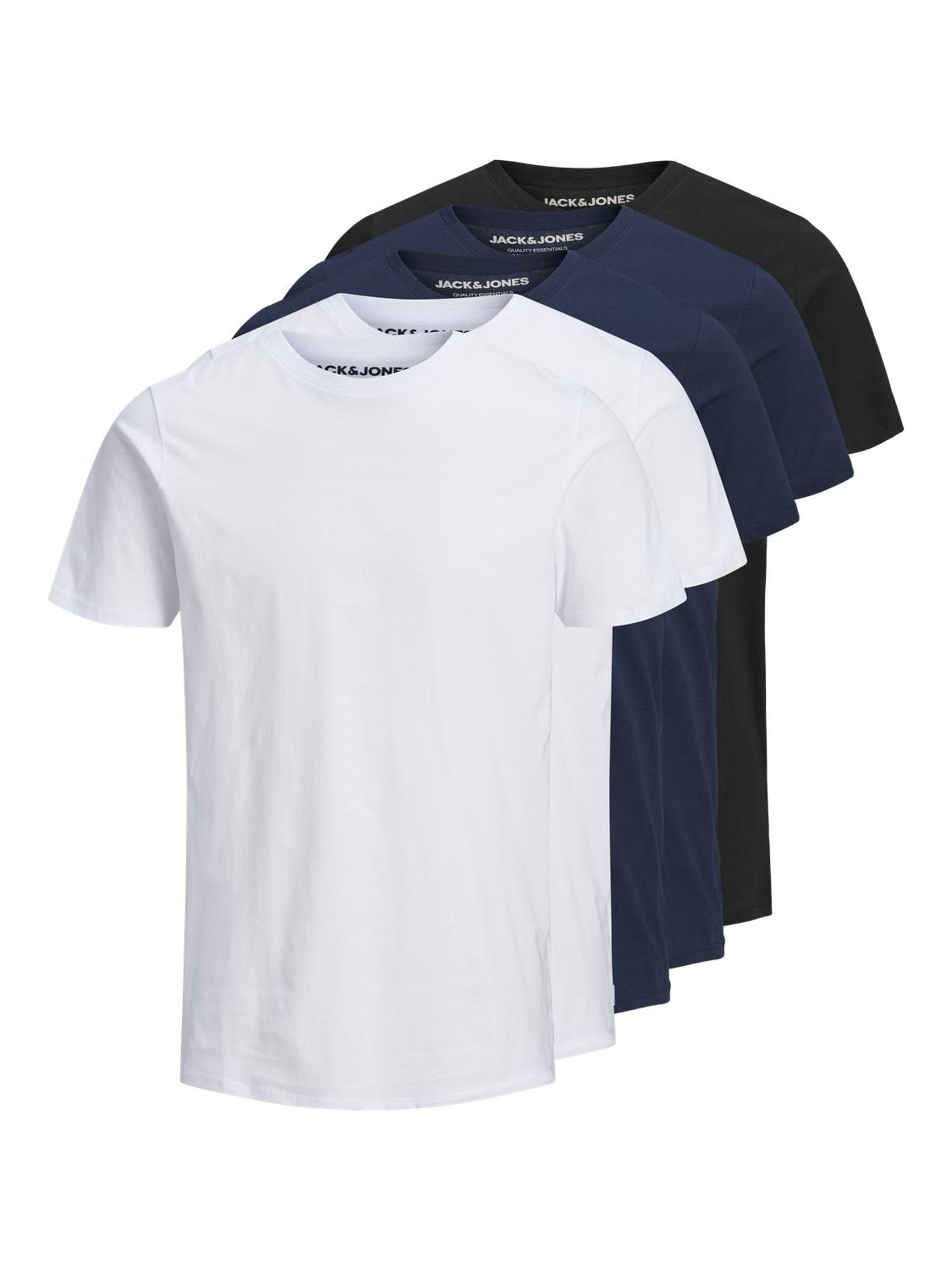 JACK & JONES Men’s T-Shirt with Logo and Round Neck