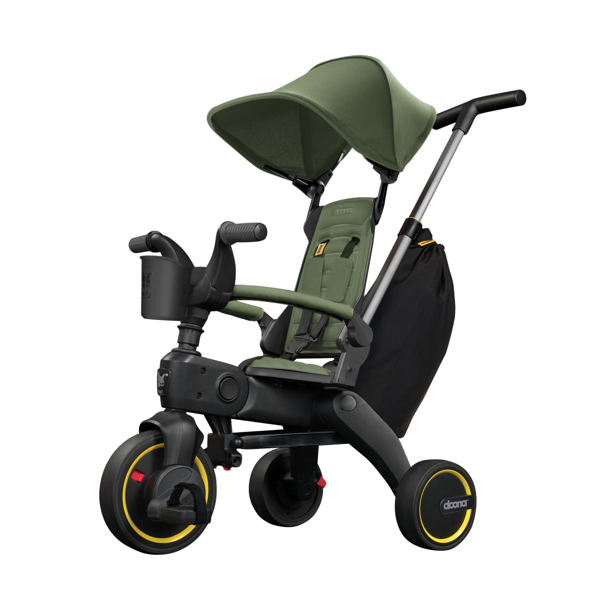 Doona Liki Trike S3, Desert Green - 5-in-1 Compact, Foldable Tricycle - Suitable