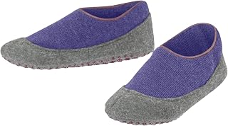 FALKE Unisex Kids Cosy Slipper Socks Slippers Breathable Heat-regulating Anti-Odour Virgin Wool Rubber Sole Non-Slip Best Grip Thick Warm Padded Inner 1 Pair