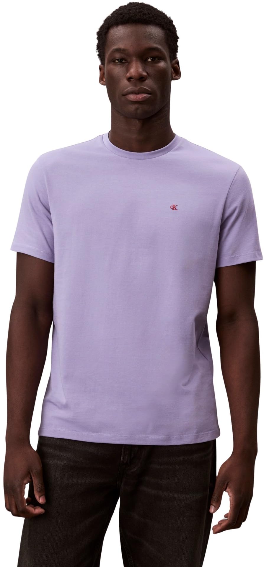 Calvin Klein Men's Short-Sleeved T-Shirt Classic Monogram Tee with Crew Neck